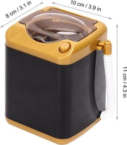 Elektrische Mini Wasmachine Automatische Make-up Borstelreiniger - Kinderen Speelgoed - Make-up Sponzen (Goud) — thumbnail 4