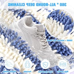 Waszakken voor schoenen, wasmachine, mesh waszakken met rits, herbruikbaar, voor effectieve reiniging van sportschoenen, veilig en duurzaam — thumbnail 5