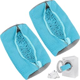 Waszak voor Schoenen met Ritssluiting, Geschikt voor Alle Schoenen en Maten, Ideaal voor de Wasmachine, Beschermt en Reinigt Schoenen Efficiënt — thumbnail 1