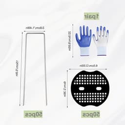 Set van 50 Grondankers met Extra Sterke Peggen, Geïmpregneerd, Ideaal voor Tuin en Bouwprojecten — thumbnail 3