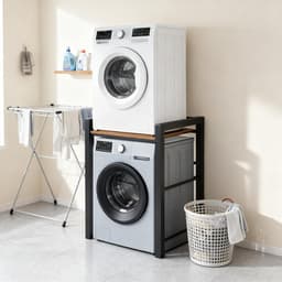 Wasmachine Verhoger - Stapelrek - Ruimte Optimaliseren - Verstelbare Hoogte - 300 kg Capaciteit - Nori — thumbnail 1