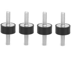 Dailygoods- Rubber Mount - 4 Stuks Trillingsdempers - Schokdemper voor Luchtcompressoren - Geluidsreductie - Stabiliteit - Dynamische Prestaties - Trillingsdemper