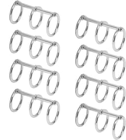 Dailygoods- Inbindringen Gegalvaniseerd Metaal - Herbruikbare Notebookringen - 3 Gaten - Losbladige Binding - Robuust Ontwerp - Superieure Functionaliteit - Notitieboekringen — thumbnail 4