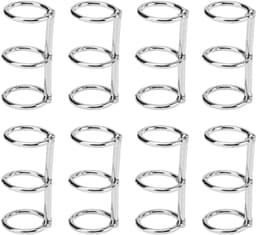 Dailygoods- Inbindringen Gegalvaniseerd Metaal - Herbruikbare Notebookringen - 3 Gaten - Losbladige Binding - Robuust Ontwerp - Superieure Functionaliteit - Notitieboekringen — thumbnail 1
