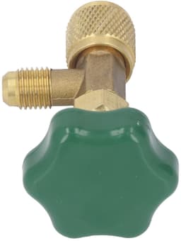 Dailygoods- Koelmiddelventiel Hoogwaardig Koper - Airconditioning Ventiel - 1/4 Inch SAE - Antislip Schakelhendel - Eenvoudig te Installeren - Compact Design - Koelmiddelklep — thumbnail 1