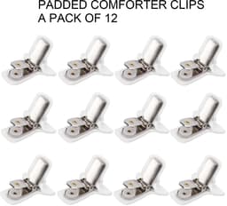 Dailygoods- Dekbedclips voor Dikke Dekbed - 12 Stuks - Dekbedbevestigingsclips - Lakenbevestigingsclip - Beddengoedaccessoires - Lichtgewicht en Praktisch - Beddengoedclips — thumbnail 3