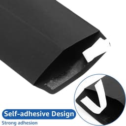 Zaden Zakjes - Kraft Enveloppen - Kleine Items Opslag - Zelfklevend Sluiting - 300 Stuks - Zwart — thumbnail 3