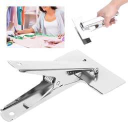 Naaiclip Stofhouder - Stoffen Klem - Precisie Naaien - Beweegbare Klem - 20 cm Lengte - Grijs — thumbnail 4