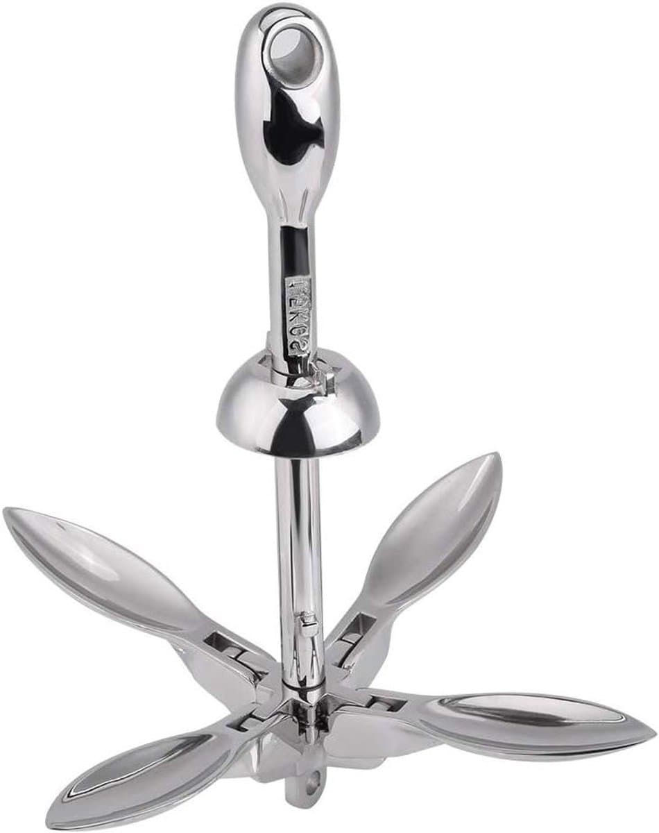 Opvouwbaar Bootanker - Marine Anker - Watersport Stabiliteit - 316 Roestvrij Staal - 1.5 kg — afbeelding 1