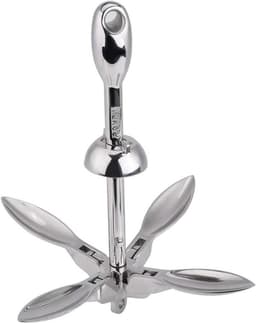 Opvouwbaar Bootanker - Marine Anker - Watersport Stabiliteit - 316 Roestvrij Staal - 1.5 kg — thumbnail 1