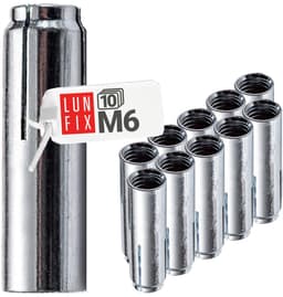 Inslaganker M20 - Slaganker stalen plug - Zware lasten bevestigen - Verzinkt staal corrosiebestendig - M20 20mm diameter - Zilver — thumbnail 5