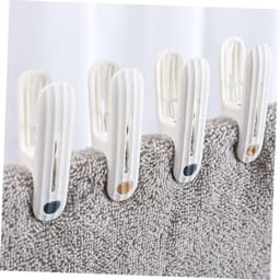 Windbestendige Plastic Bedlakenclips - 24 Stuks - Multifunctionele Antislip Kledingklemmen Voor Dekbedden - Handdoeken En Dekens - Voor Binnen En Buiten - Afmeting 6x2.5x1.6 cm — thumbnail 4