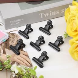 30 Stuks Duwpinklemmen - Stevige Drukknop Clips voor Poster en Foto's - Geschikt voor Kurkbord, Prikbord en Fotowand - Zwart — thumbnail 2