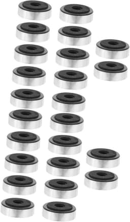 Luidspreker Voetjes - Apparaat Dempers - Geluid Verbeteren - Trillingsabsorberend - 24 Stuks - Zilver — thumbnail 1