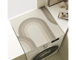 Wasmachine Beschermmat - Droger Mat Antislip - Apparaten Beschermen - Waterdicht Hittebestendig - 60 x 60 cm - Grijs