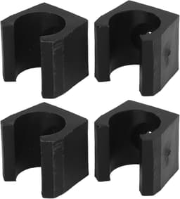 Pool Stick Clips - Biljart Keu Clips - Keu Organiseren - Lichtgewicht Plastic - 20 stuks - Zwart — thumbnail 3