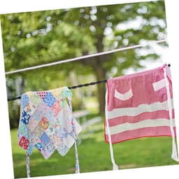 Waslijn Zuignap Haken - Kledinglijn Hanger - Kleding Drogen - Zuignap Bevestiging - 300 cm - Zwart — thumbnail 3