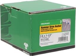 Hamer Ankers - Bevestigingsankers Schroeven - Materiaal Samenhouden - Permanent Anker - 1/4 x 1-1/2" - Zink — thumbnail 2