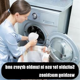 Set van 4 Wasnetten voor Ondergoed en Bh's - Herbruikbare Waszak met Rits voor Kleding, Ondergoed en Sokken — thumbnail 4