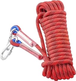 Waslijn - Drooglijn Outdoor - Buiten Drogen - Winddicht Robuust Materiaal - 20 Meter - Rood — thumbnail 1