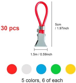 Dailygoods- Theedoekclip 30 Stuks - Handdoek Clips - Compact en Duurzaam - Sterke Grip - Voor Ophangen - Geschikt voor Droge Opslag - Handdoekclip — thumbnail 5