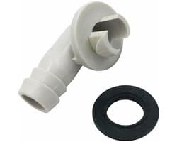 Geschikt voor Draagbare airconditioner accessoire, airconditioning afvoerslang connector elleboog fitting voor mini-split units en raam airco unit onderdelen 15mm 3st