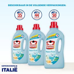Omino Bianco Vloeibaar Wasmiddel Nature Fresh - 6 x 1.480 l (222 wasbeurten) — thumbnail 4