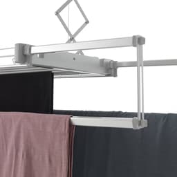 Foxydry 160 cm elektrische droogrek voor wandmontage met verwarming - 160 X 53 X 25 cm — thumbnail 4