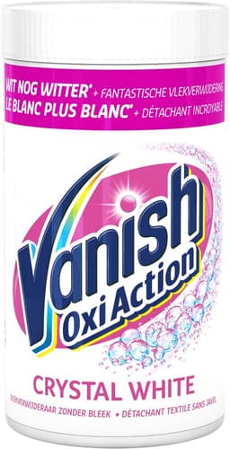 Vanish Oxi Action Crystal White Base Poeder - Voor Witte Was - 1,5kg x6 — thumbnail 2