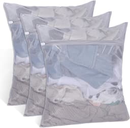 Grote Waszak met Rits voor Wasmachine, Herbruikbare Netzak voor Kleding, Ideaal voor Curtains, Truien en Jassen, 50 x 60 cm, Set van 3 — thumbnail 1