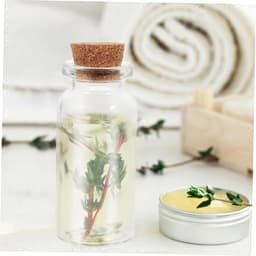 1set Wensflessen Met Kurken Stopper Touw Voor Creatieve Decoraties Geschenken Multifunctionele Glazen Flessen Voor Berichten Sieraden Opslag — thumbnail 2