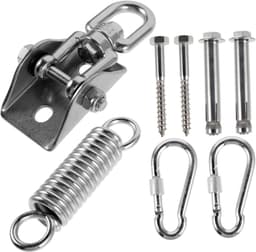 1set Stabiele Hangset Voor Hammock Zakken Rvs Ophanghaak Kit Voor Binnen Buiten Geschikt Voor Keuken Badkamer Woonkamer Kantoor — thumbnail 1