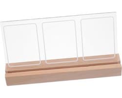 1set Transparant Foto Display Frame Minimalistisch Tafelframe Voor Thuis Kantoor Weergeven Van Herinneringen Decoratie