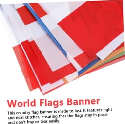 1set Internationale Vlaggen Banner Vlaggenlijn Met Wereldvlaggen Voor Feesten Vergaderingen Educatieve Doeleinden Kleurrijke Decoratie Voor Diverse Evenementen — thumbnail 5