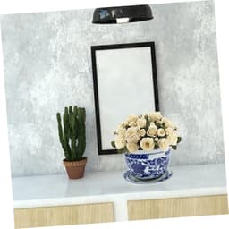 1set Keramische Bloempot Met Afvoergaten Eenvoudig Stijlvol Ontwerp Voor Balkon Tuin Voor Groene Planten Bloemdecoratie — thumbnail 4