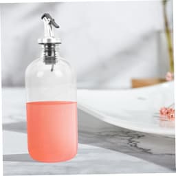 1set Glazen Mondspoel Dispenser Met Cups Trechter Duurzaam Elegant Badkamer Accessoire Voor Mondspoeling Zeep Inhoud Voor Persoonlijk Gebruik — thumbnail 2