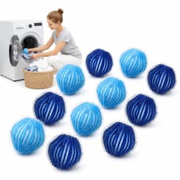 12x Witte Wasballen - Anti-Pluis & Verwijder Huisdier Haar — thumbnail 1
