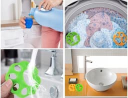 Herbruikbare Pluisvanger voor Wasmachine & Droger - Groen — thumbnail 2