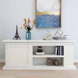 vidaXL - Ophangset - voor - minischuifdeur - 200 - cm - koolstofstaal - wit — thumbnail 4