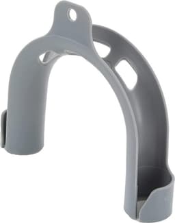 SnelShoppen - Universele 180° Houder voor Afvoerslang in Wasmachine en Vaatwasser - Grijze PVC Ophangbeugel - 155mm x 118mm x 26mm — thumbnail 4
