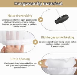 Grote Wasnetten XXL 60 x 90 cm - Waszak voor Wasmachine, Ideaal voor Kleding, Handdoeken en Dekens — thumbnail 5