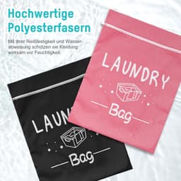 Set van 2 Waterproof Reissetje voor Vuile Was met Rits — thumbnail 2
