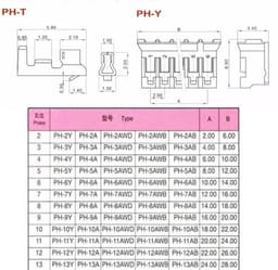 PH2.0 4-polige Female Connector Set 10 stuks met 40 Krimpcontacten — thumbnail 3