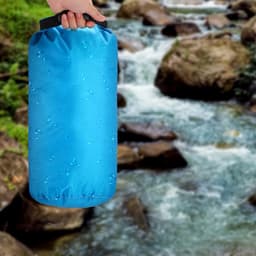 6 stuks waterdichte droge tas set 6 maten lichtgewicht zak en lange verstelbare schouderriem 20/15/10/8/5/3l outdoor houden gear spullen zak voor kajakken camping backpacken boot wandelen — thumbnail 4