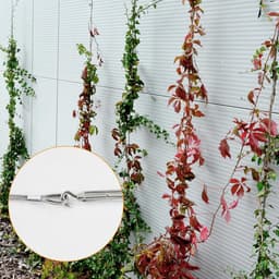 SnelShoppen - 50 m Kledinglijn Buiten met 67 Rvs Spankabels, 20 Ringclips, 4 Haakjes en 4 Spanning Locks voor Tuin, Camping en Buitenactiviteiten — thumbnail 4