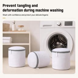 Waszakken voor wasmachine, wasnet, beha-set, 16 x 18 cm — thumbnail 3