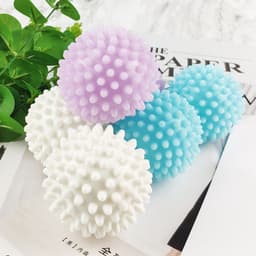 15 stuks - Drogerballen - Wasbollen - Wasdrogerbal - Wasbol Reinigingsballen - Anti-Kluwen Kleding Beschermers - Egel Ontwerp Wasmachine Ballen voor Beter Wassen — thumbnail 5