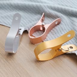 Allecto plus - Set van 2 goudkleurige wasknijpers voor strand- en badhanddoeken en beddengoed — thumbnail 5