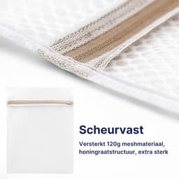 Pure Laundry Club Waszakken - Set van 3 Stuks – Medium (30x40 cm) - Waszakjes met Auto-Lock Rits & Beschermflap - Supersterk Anti-Scheur Mesh Wasnet - Waszakken voor Wasgoed (Sokken, Lingerie & T-Shirts) — thumbnail 2