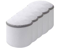 5-delig bh-net voor de wasmachine, waszak, ritsnet, geschikt voor bh's, schoenen, lingerie en waszakken voor delicate stoffen - 17 x 15 cm